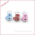 Produce Offer Creative Colored Crown Slider Zinc Alloy Letters Charms